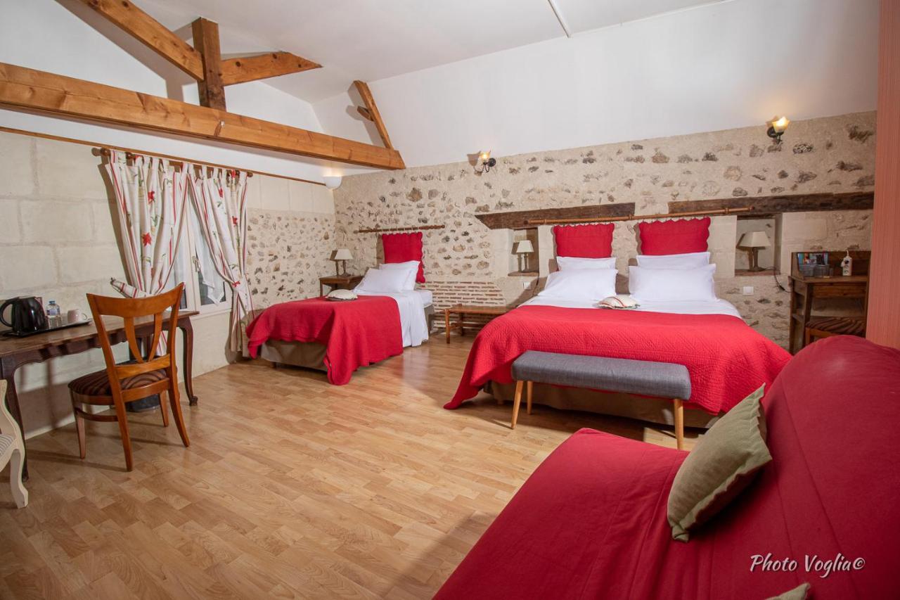 Logis Auberge Le Colombien - Hotel Et Restaurant Villandry Luaran gambar